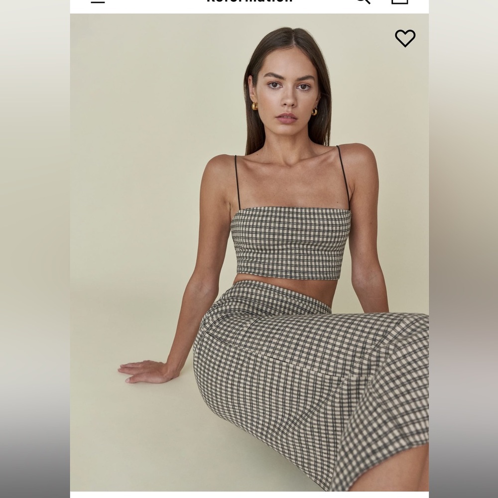 Callisto Knit Two Piece Set from Reformation